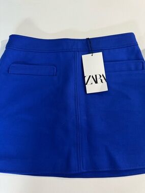 Zara Royal Blue Mini Skirt